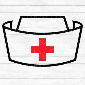 Nurse Hat - Nursing, Medical - Instant Digital Download - svg, png, dxf, and eps files included!
