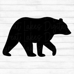Bear - Instant Digital Download - svg, png, dxf, and eps files included!