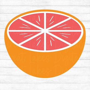 Grapefruit - Instant Digital Download - svg, png, dxf, and eps files included!