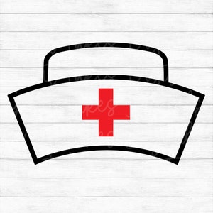 Nurse Hat - Nursing, Medical - Instant Digital Download - svg, png, dxf, and eps files included!