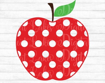 Apple Svg Etsy