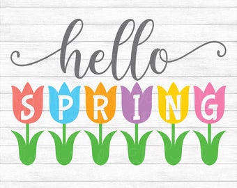 Download Spring Flowers Svg Etsy