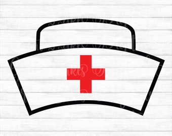 Download Nurse hat svg | Etsy