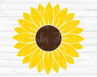 Download Sunflower Svg Etsy