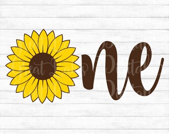 Download Sunflower One Svg Etsy