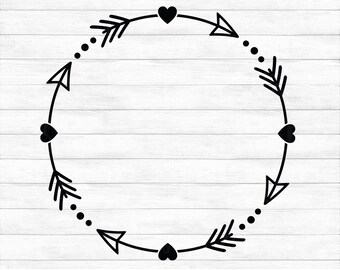 Download Arrow Wreath Svg Etsy