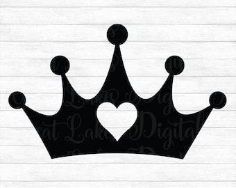 Princess Crown Svg Etsy