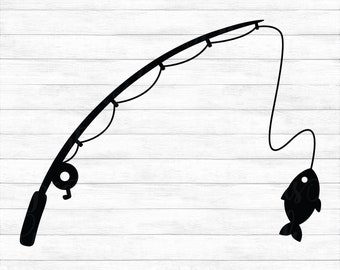 Download Fishing Pole Svg Etsy