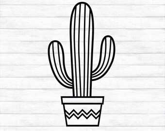 Free Free 344 Cactus Outline Svg Free SVG PNG EPS DXF File
