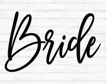 Download Bride Svg Etsy