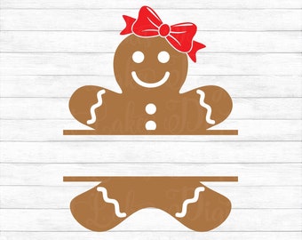 Download Gingerbread Girl Svg Etsy