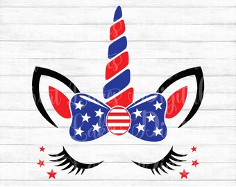 Download 4th Of July Unicorn Svg Etsy