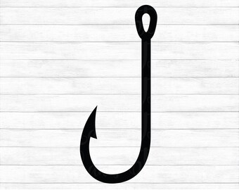 Download Fishing Hook Svg Etsy
