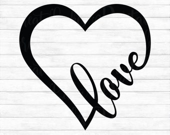 Download Heart Love Svg Etsy