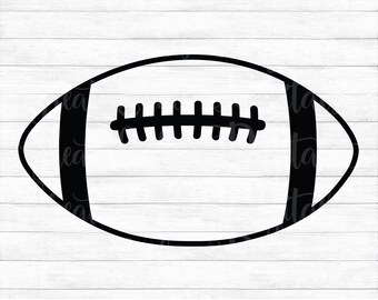 Download Football Outline Svg Etsy