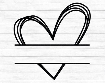 Download Digital Name Heart Etsy