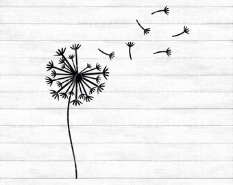 Svg Dandelion Etsy