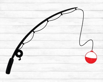 Download Fishing Rod Bend Svg Etsy