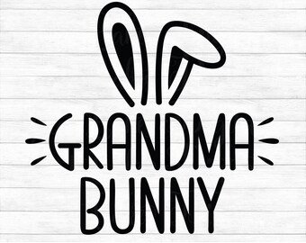 Download Grandma Bunny Svg Etsy