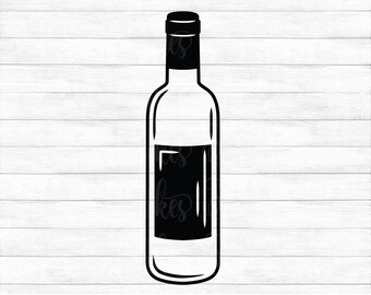 Free Wine Bottle Svg Vector Free Wine Bottle Svg Vector