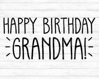 Download Happy Grandma Svg Etsy