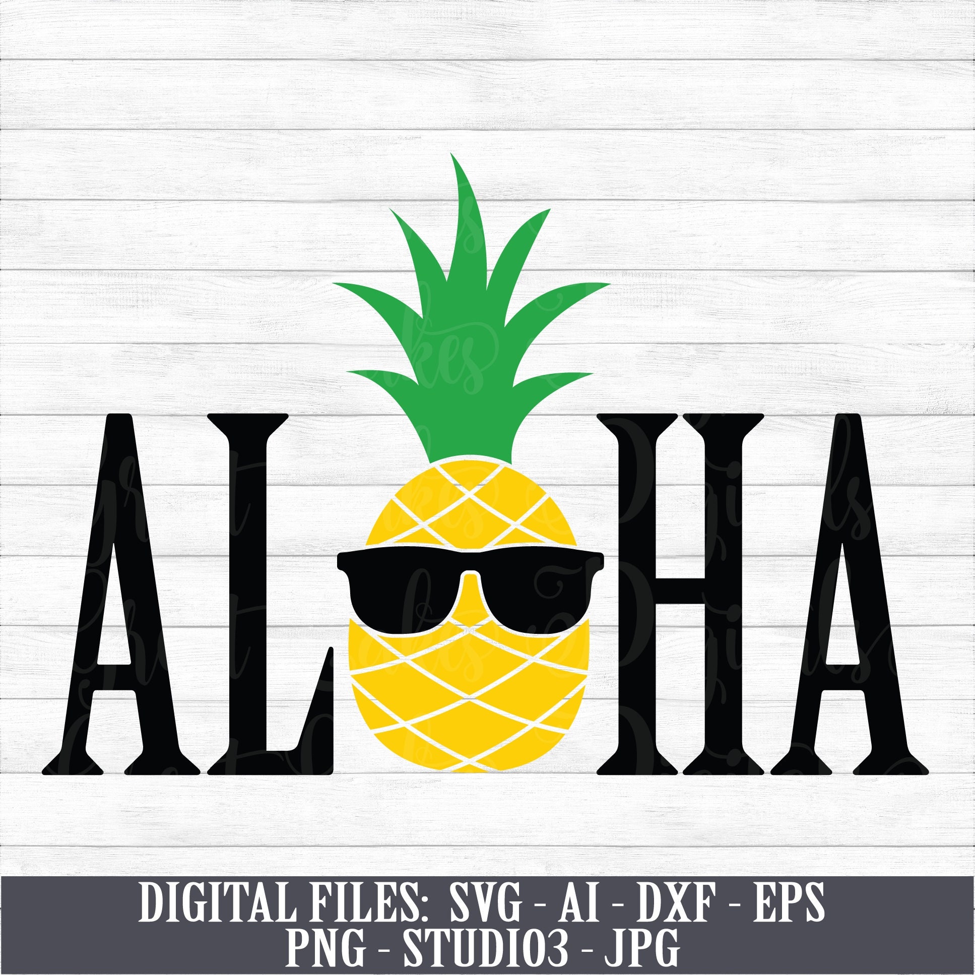 Aloha Digital Download svg ai dxf eps png studio3 and | Etsy