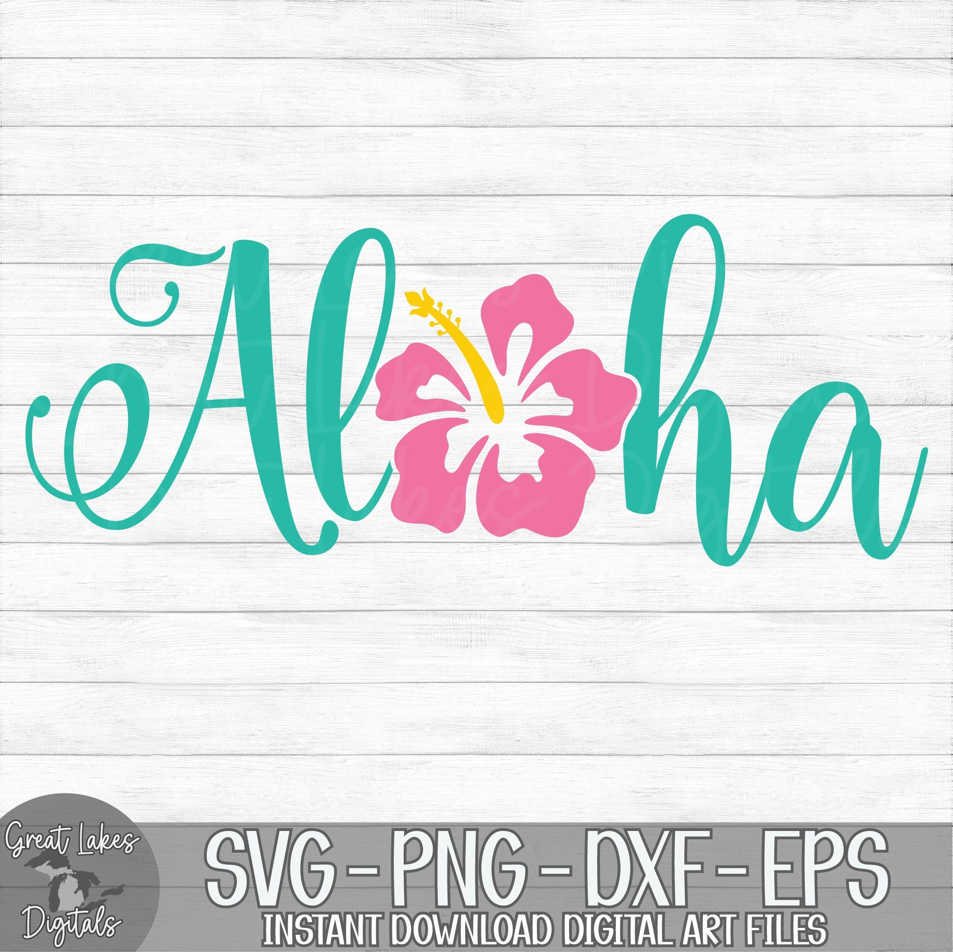 Aloha Instant Digital Download Svg Png Dxf and Eps - Etsy Australia