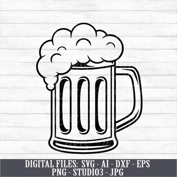 Download Beer Mug Instant Download Digital Download Svg Ai Dxf Etsy