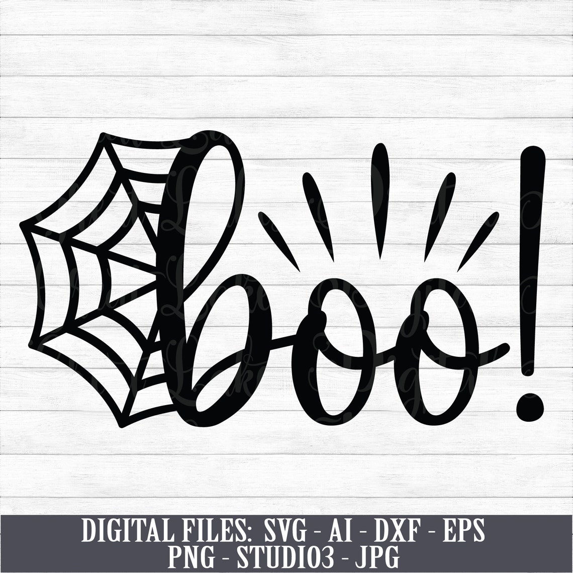 Boo Instant Digital Download svg ai dxf eps png | Etsy