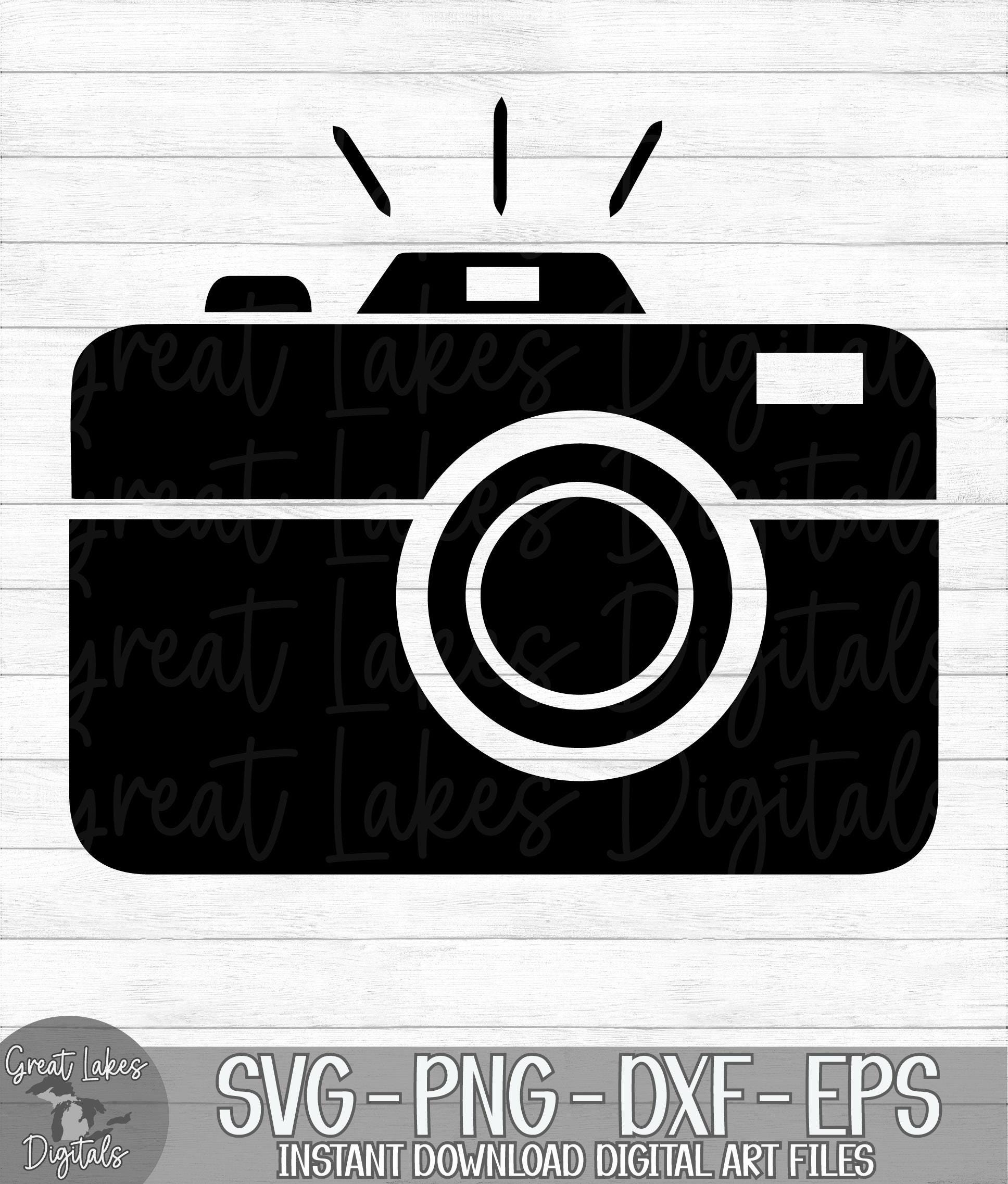 Camera - Photographer - Instant Digital Download - Svg, Png, Dxf, and ...