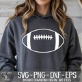 Football - Instant Digital Download - svg, png, dxf, and eps files included!