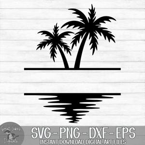 Palmer Delad Monogram Namnram svg png dxf eps Digital Nedladdning bild 2