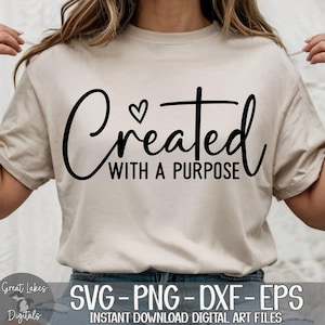 目的を持って作成 - すぐにデジタルダウンロード可能 - SVG、PNG、DXF、EPSファイルが含まれています！宗教、価値、信仰、キリスト教、モチベーション