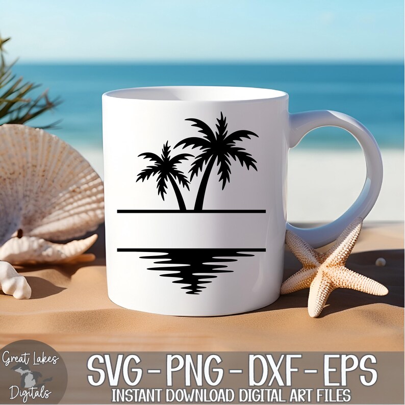 Palmer Delad Monogram Namnram svg png dxf eps Digital Nedladdning bild 12
