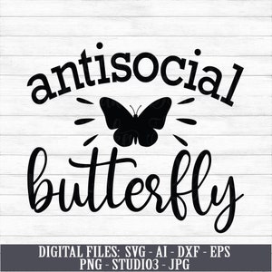 Free Free 243 Antisocial Butterfly Svg SVG PNG EPS DXF File