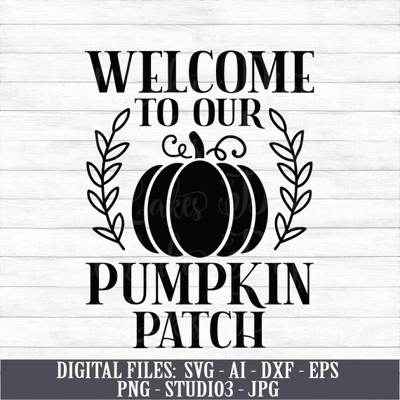 Craft Supplies Tools Collage Welcome To The Pumpkin Patch Digital