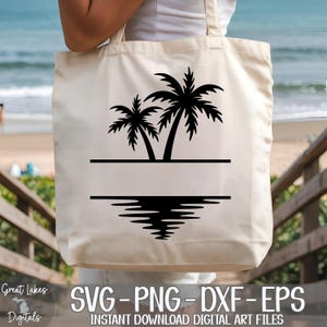 Palmer Delad Monogram Namnram svg png dxf eps Digital Nedladdning bild 5