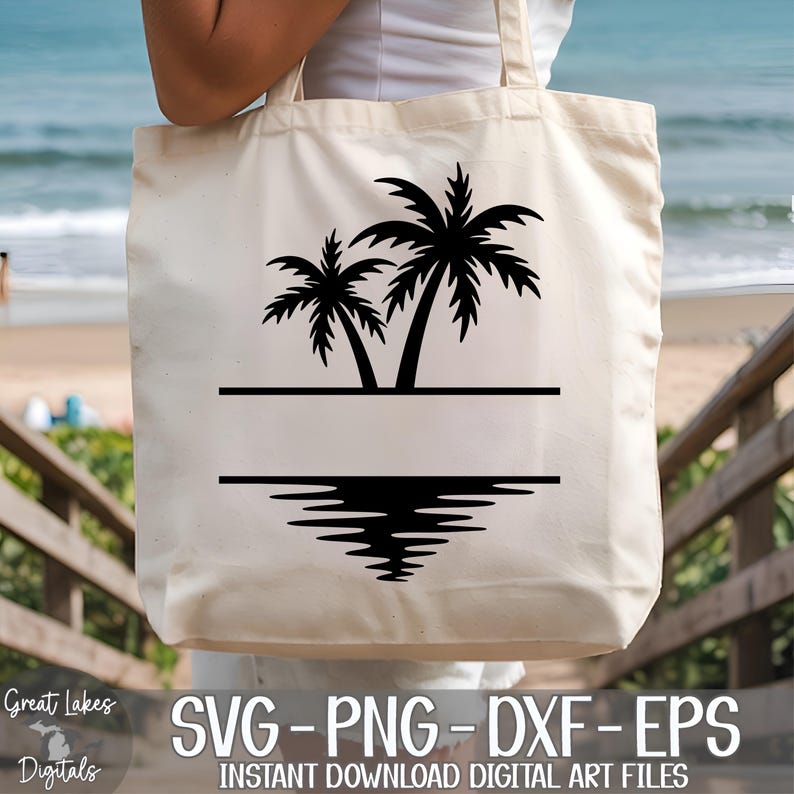 Palmer Delad Monogram Namnram svg png dxf eps Digital Nedladdning bild 5