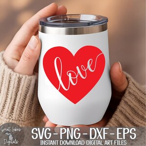 Love Heart Svg Png Dxf Eps Digital Download, Valentine's, Wedding - Etsy