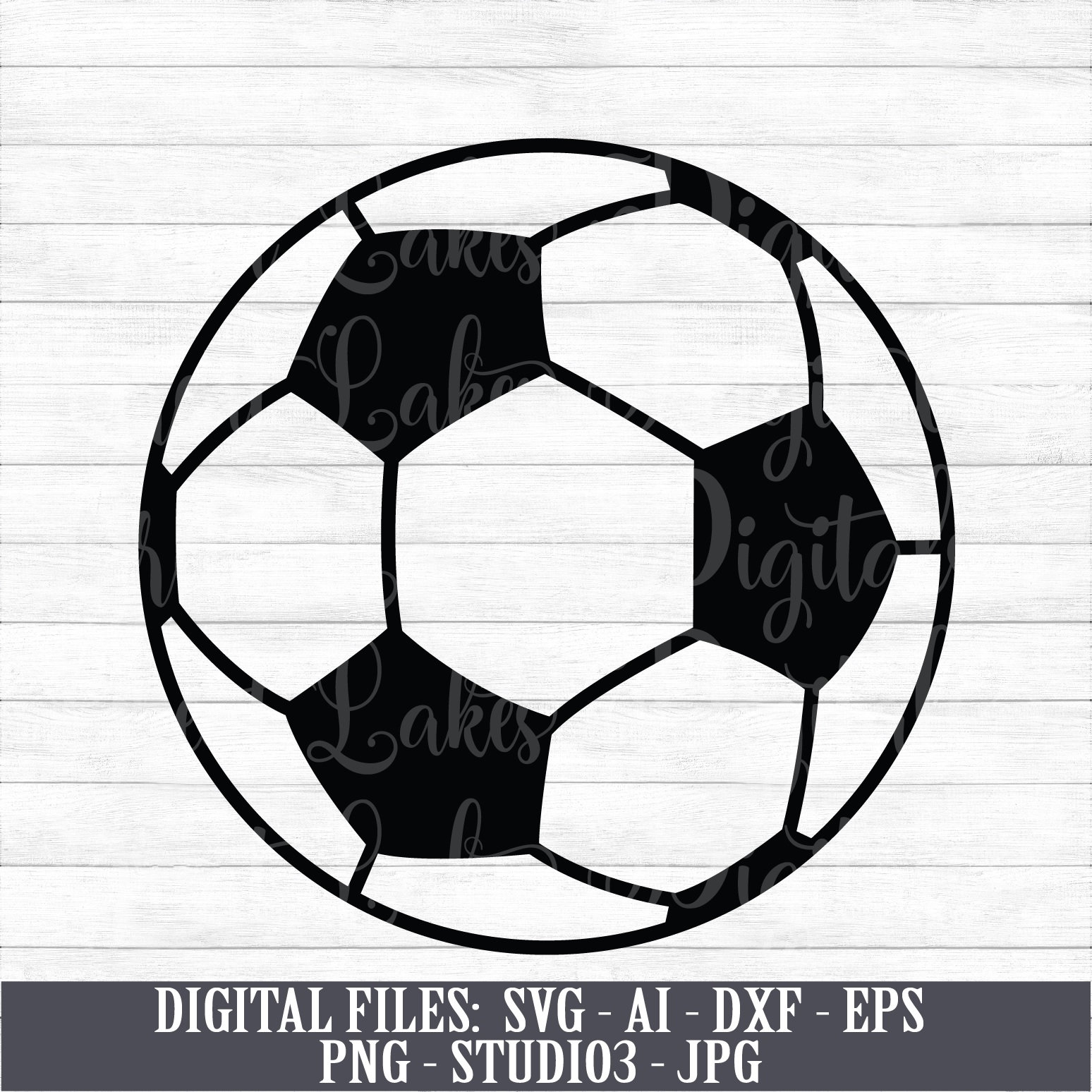 Soccer Ball Digital Download Instant Download svg ai | Etsy