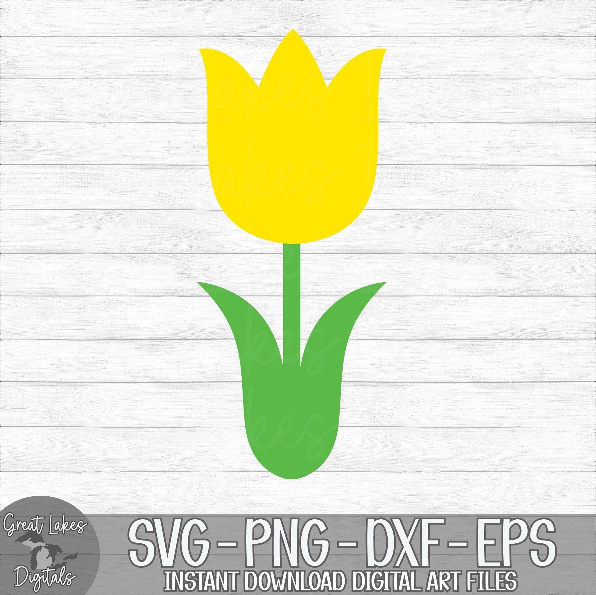 Tulip Instant Digital Download svg png dxf and eps Etsy España