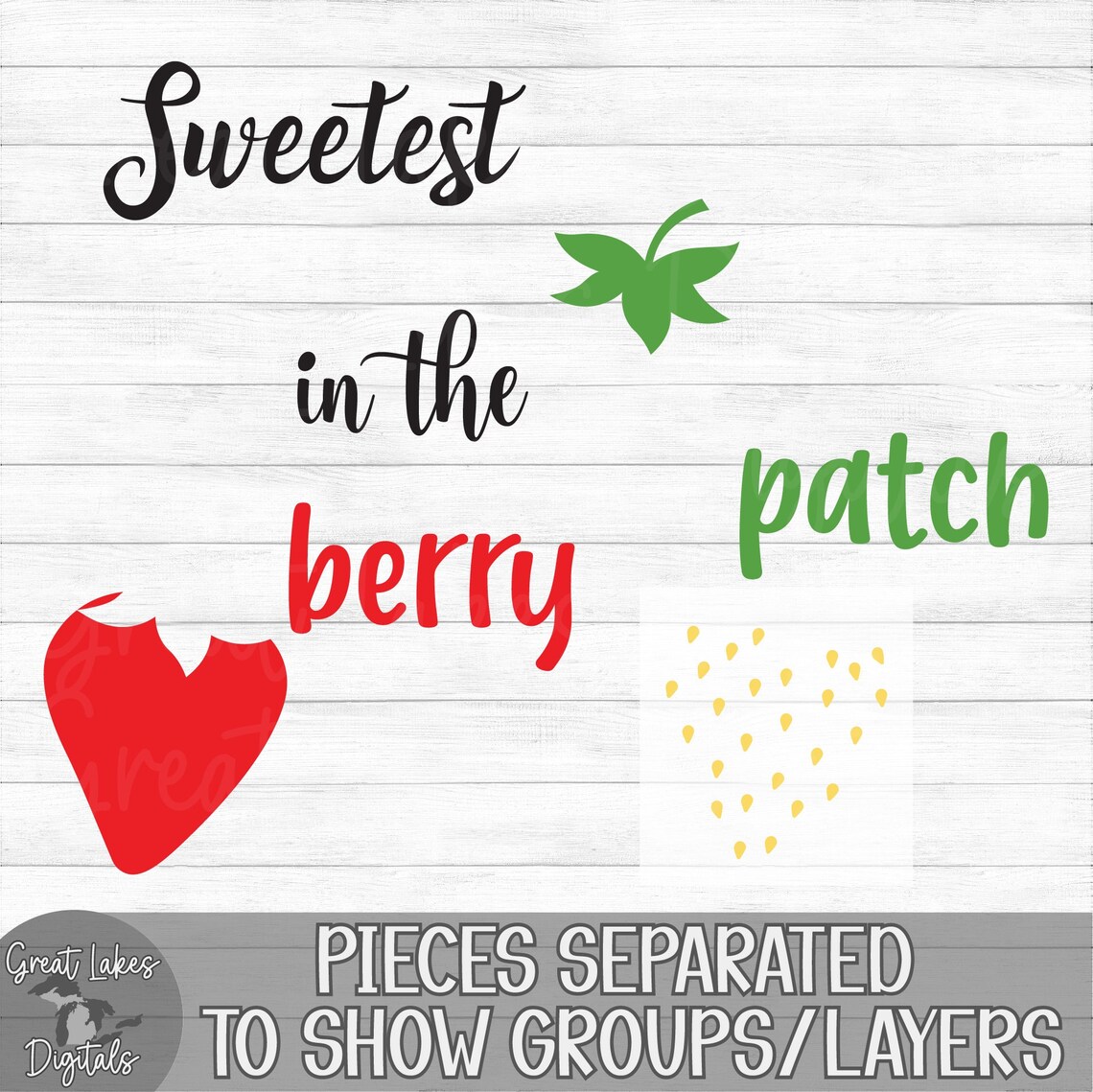Sweetest Berry in the Patch Strawberry Instant Digital | Etsy