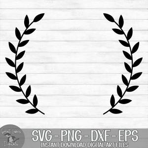 Laurel Leaves Wreath svg png dxf eps Digital Download image 2