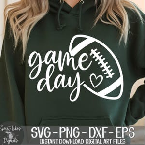 Game Day Football svg png dxf eps Digital Download