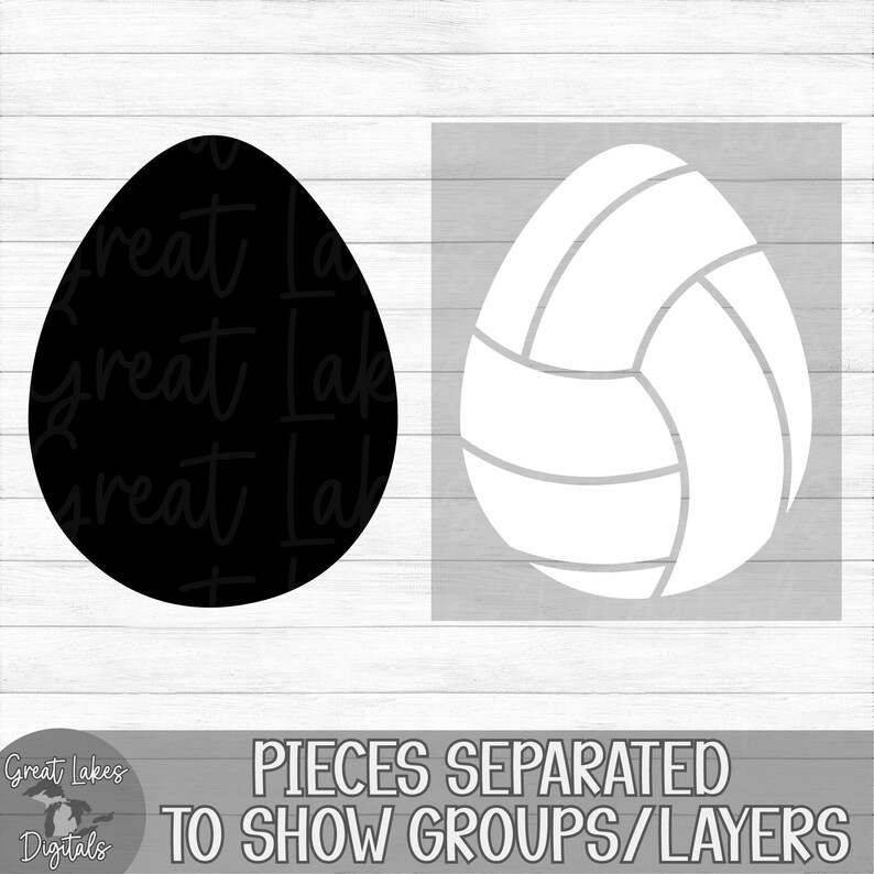 Volleyball Easter Egg Instant Digital Download Svg Png Etsy