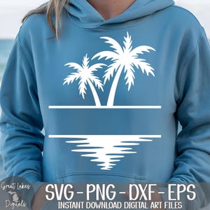 Palmer Delad Monogram Namnram svg png dxf eps Digital Nedladdning bild 11