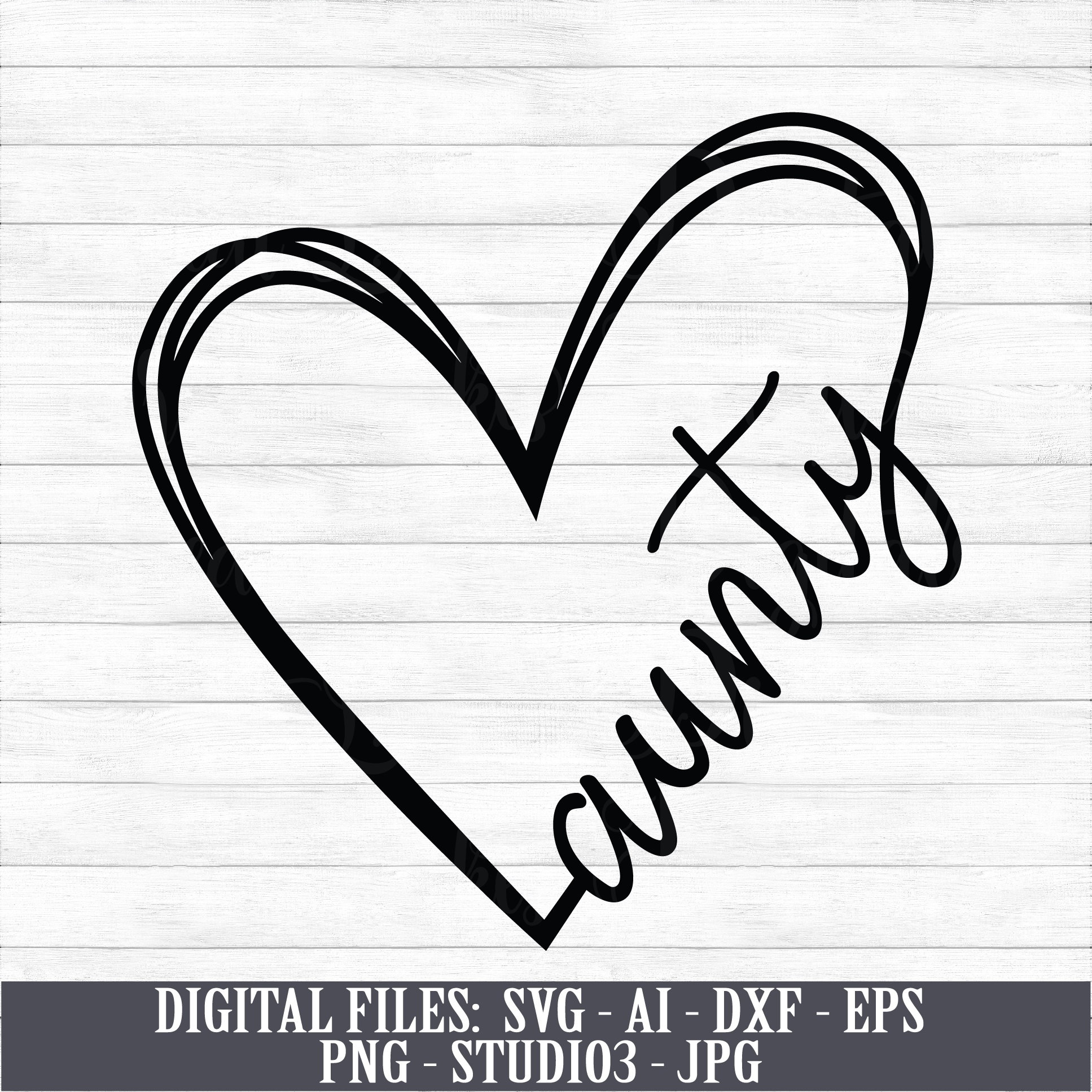 Aunty heart instant digital download svg ai dxf eps  etsy Aunty heart instant digital download svg ai dxf eps  etsy