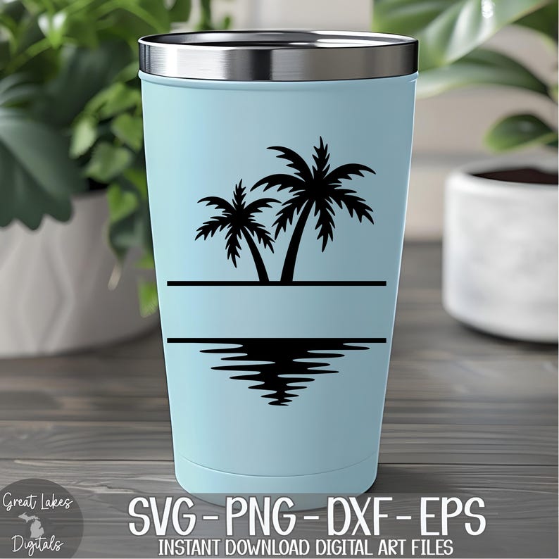 Palmer Delad Monogram Namnram svg png dxf eps Digital Nedladdning bild 10
