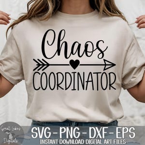 Chaos Coordinator svg png dxf eps Digital Download