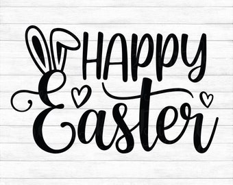 Easter Cricut Happy Easter SVG Easter Clipart Easter Vector Easter Bunny svg eps dxf png jpeg N1 Easter Cut File